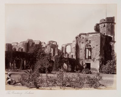 De Residentie Lucknow, c.1885 door Unknown photographer