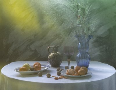 Rustiek fruitstilleven door UstinaGreen