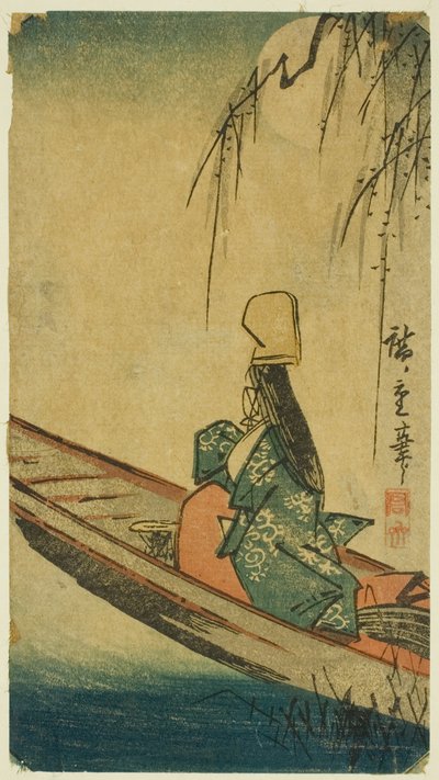 Asazuma-boot door Utagawa Hiroshige