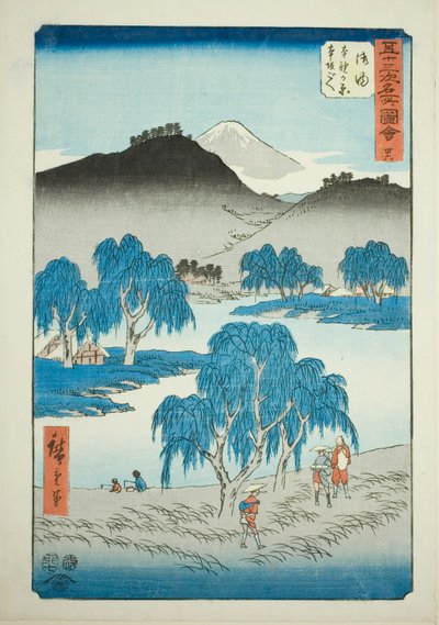 Goyu: Motono-vlakte en Motosaka-pas (Goyu, Motonogahara Motozaka goe), nr. 36 uit de serie 