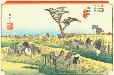Hiroshige40 chirifu door Utagawa Hiroshige