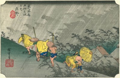 Hiroshige46 shono door Utagawa Hiroshige