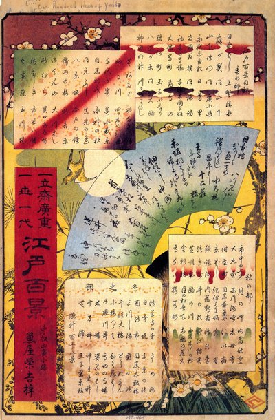 Hiroshige, Inhoudsopgave door Utagawa Hiroshige