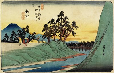 No.12 Shinmachi, 1830-1844 door Utagawa Hiroshige