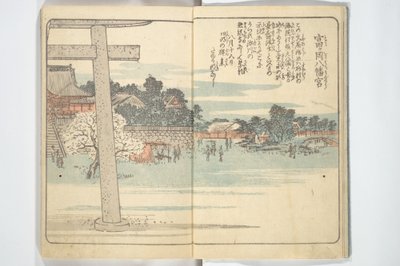 Prentenboek van herinneringen aan Edo (Ehon Edo miyage) door Utagawa Hiroshige
