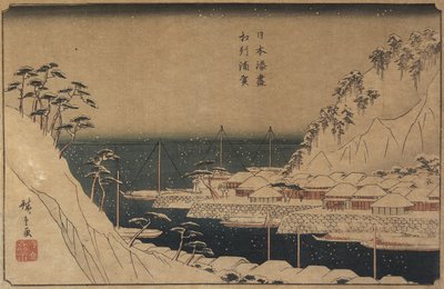 Uraga Haven, ca. 1840-1843 door Utagawa Hiroshige