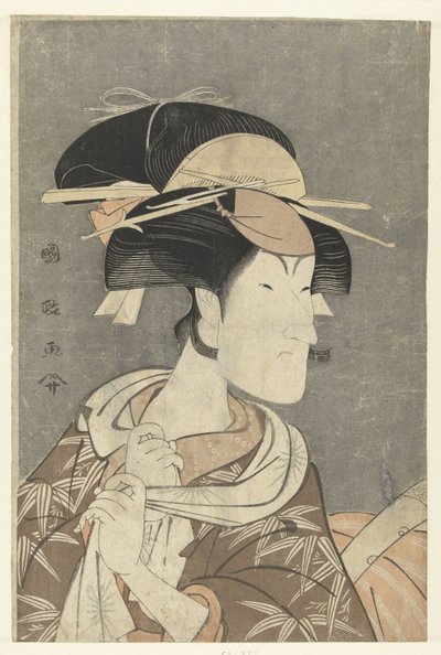 Busteportret van Nakayama Tomisaburo door Utagawa Kunimasa