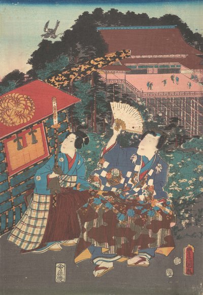 Afdruk door Utagawa Kunisada