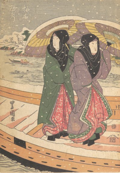 Prent, 19e eeuw door Utagawa Kunisada
