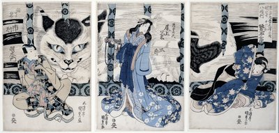 Het dorp Yatsuhashi bij Okasaki, uit de serie 