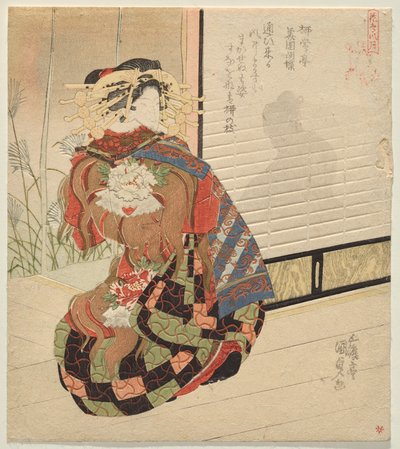 Wind, uit de serie Vogel en Bloem, Wind en Maan door Utagawa Kunisada