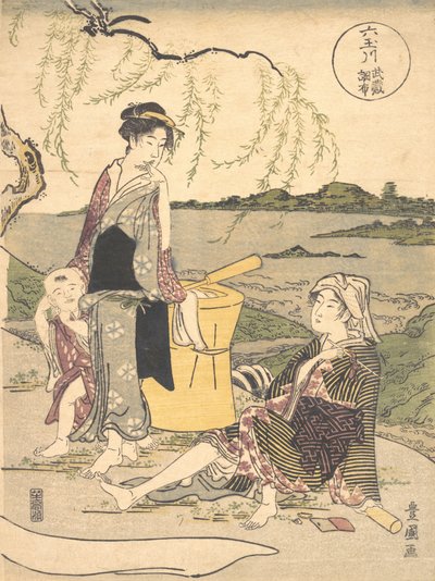 Chofu no Tamagawa door Utagawa Toyokuni I