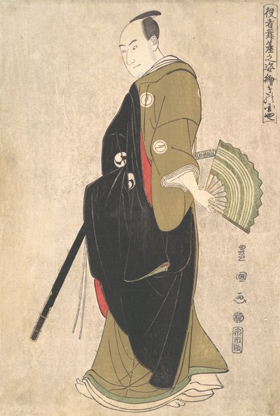De acteur Sawamura Sojuro III Kinokuniya, ca. 1795 door Utagawa Toyokuni I