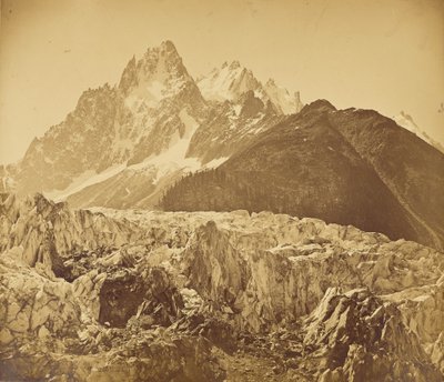 Mont-Blanc (Haute-Savoie), de Glacier des Bois en de Aiguille des Charmoz door V. Muzet