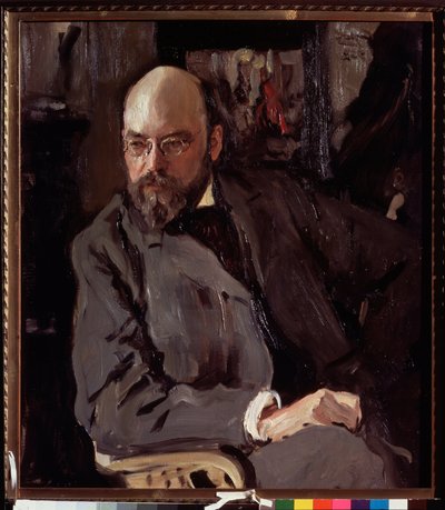 Portret van de kunstenaar Ilya Ostroukhov door Valentin Aleksandrovich Serov