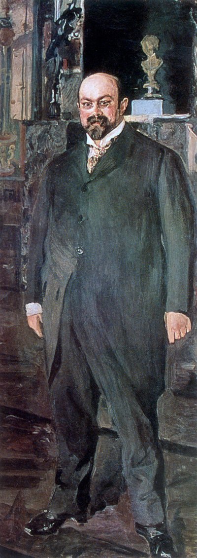 Portret van Mikhail Abramovich Morozov, 1902 door Valentin Serov