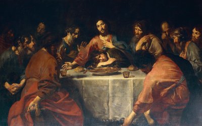 Laatste Avondmaal door Valentin de Boulogne