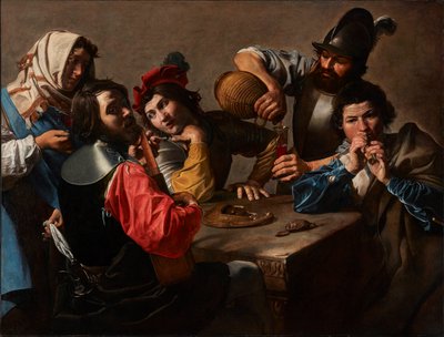 Het concert door Valentin de Boulogne