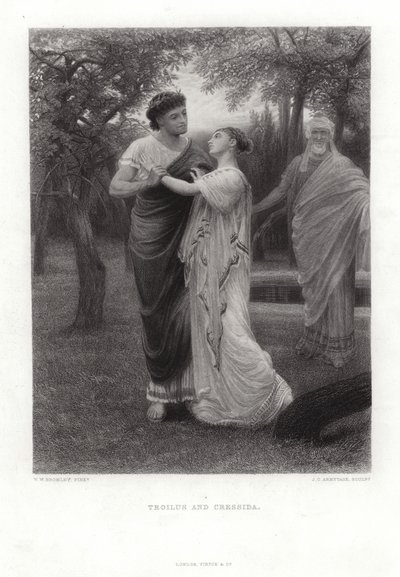 Troilus en Cressida door Valentine Walter Lewis Bromley