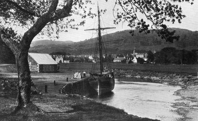De haven, Gatehouse of Fleet, Dumfries en Galloway, Schotland, 1924-1926 door Valentine and Sons Ltd