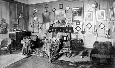 Een kamer in Stirling Kasteel, Schotland, 1924-1926 door Valentine and Sons Ltd