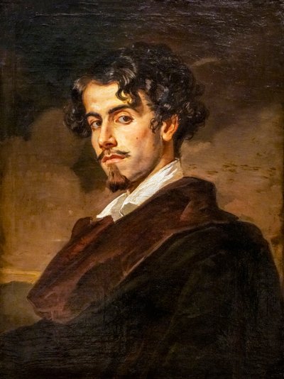Portret van Gustavo Adolfo Becquer door Valeriano Domínguez Bécquer