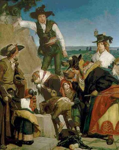De Bron van de Hermitage door Valeriano Domínguez Bécquer