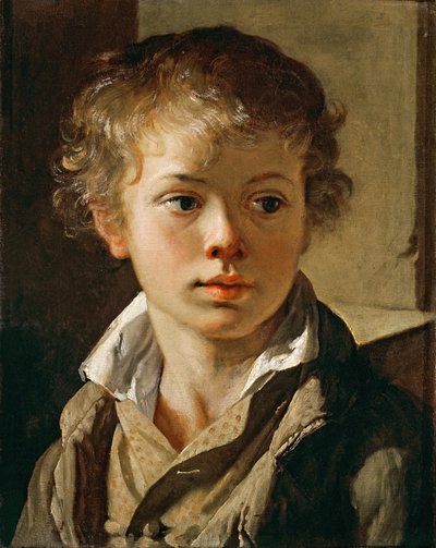Portret van de Zoon van de Kunstenaar, ca. 1818 door Vasili Andreevich Tropinin