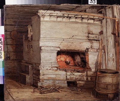 In een landhuis door Vasily Maximov