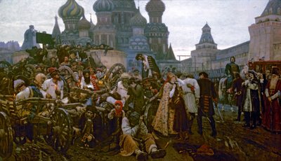 Ochtend van de Streltsy-executie door Vasily Surikov