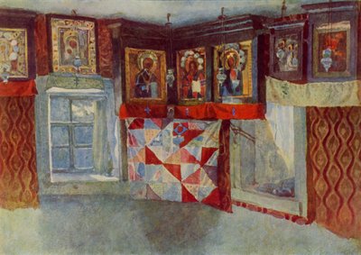 De dorpskapel, 1880-1889, 1965 door Vasily Surikov