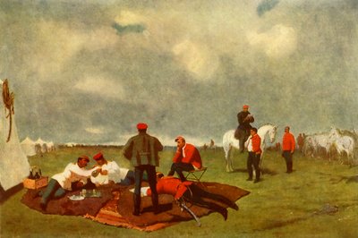 Een militair kamp door Vasily Vereshchagin