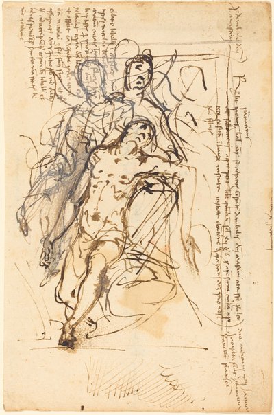 De Pietà door Venetian 17th Century