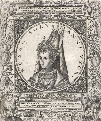 Portret van de sultan Roxelane door Venetian School