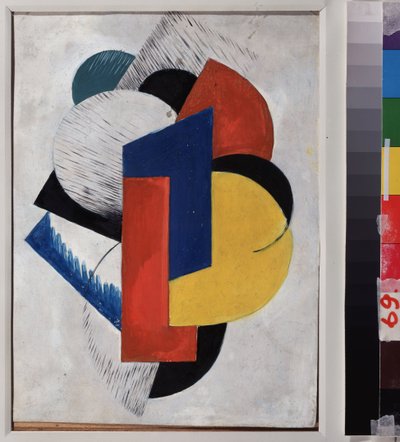 Constructivistische Compositie, ca. 1920 door Vera Yefremova Pestel
