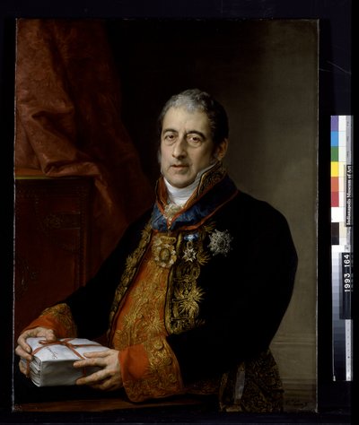 Portret Van Juan Miguel De Grijalba door Vicente Lopez y Portana