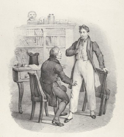 Hoofdstuk VIII: Comment Docteur! Wat, Dokter, 1824 door Victor Adam