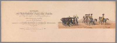 Historische optocht bij het tweede eeuwfeest van de Utrechtse Hogeschool, 1836 (titelprent) door Victor Adam