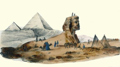 De Franse Kolonel in Egypte. in 