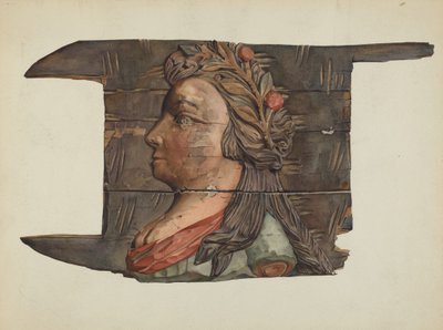 Houtsnijwerk, ca. 1938 door Victor F. Muollo