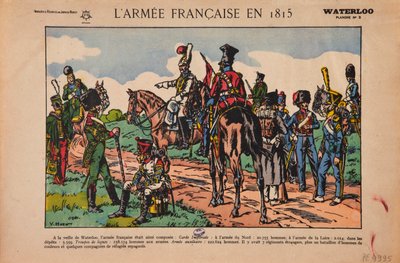 Het Franse leger in 1815, Waterloo, ca. 1920 door Victor Huen
