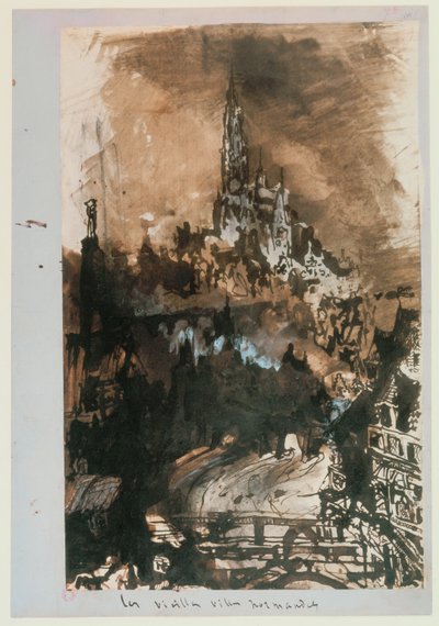 De oude stad in Normandië door Victor Hugo