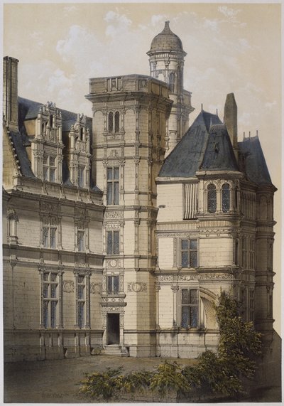 Hotel van Anjou, Angers, illustratie uit 
