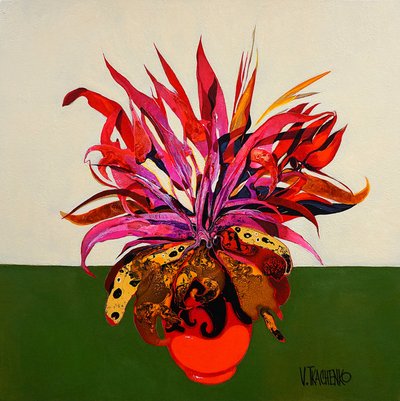 Levendige tropische plant door Victor Tkachenko