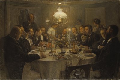Zweeds: Onder kunstenaars Een kunstenaarsbijeenkomst door Viggo Johansen