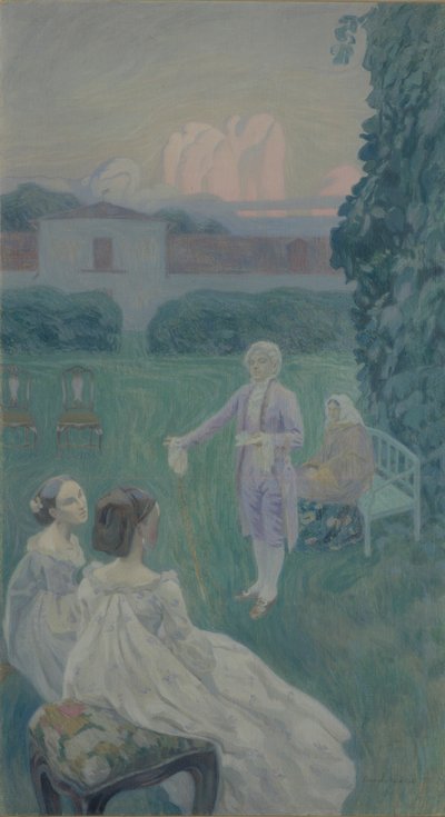 Harmonie, 1900 door Viktor Elpidiforovich Borisov Musatov