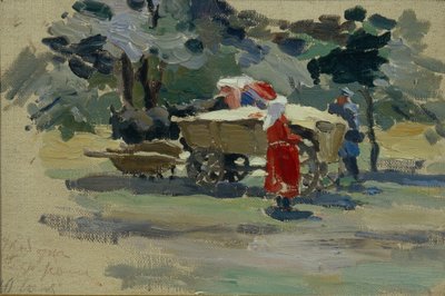 De Doukhobors in Borjomi, 1895 door Viktor Elpidiforovich Borisov Musatov