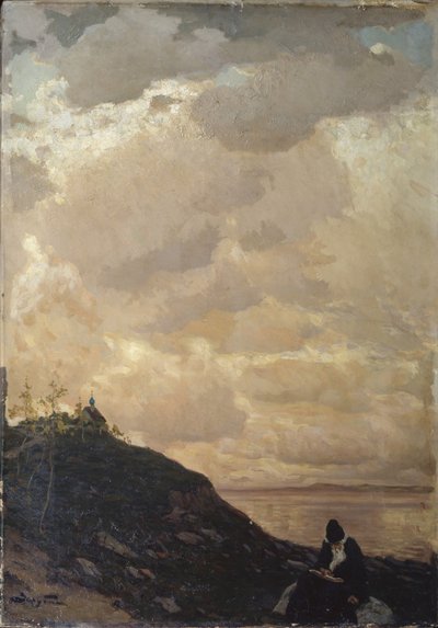 Hemelse ruimte, 1911 door Viktor Ivanovich Zarubin