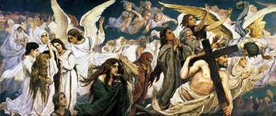 Voor het Paradijs, Linker deel, 1885-1896 door Viktor Mikhaylovich Vasnetsov