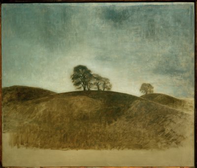 Dunkebakke, Frederiksvaerk door Vilhelm Hammershoi